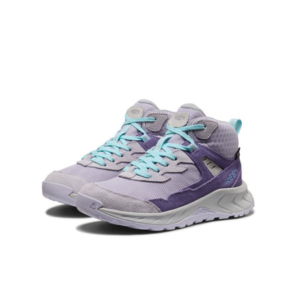 Big Kids' Hightrail Waterproof Hiking Boot Purple Haze/Thistle | Keen