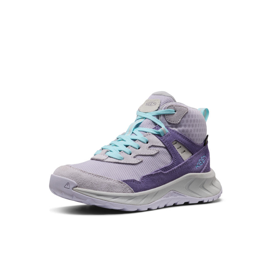 Big Kids' Hightrail Waterproof Hiking Boot Purple Haze/Thistle | Keen