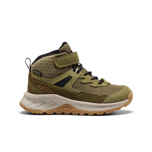 Little Kids' Hightrail Waterproof Hiking Boot Dark Olive/Martini Olive | Keen