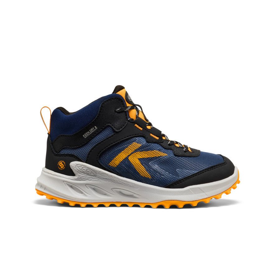Big Kids' Zionic Waterproof Boot Naval Academy/Bright Marigold | Keen