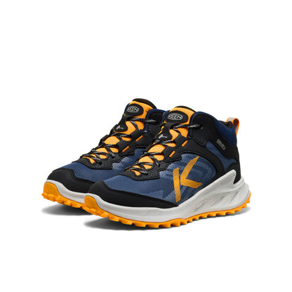 Big Kids' Zionic Waterproof Boot Naval Academy/Bright Marigold | Keen