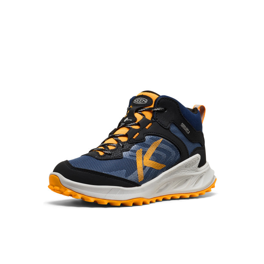 Big Kids' Zionic Waterproof Boot Naval Academy/Bright Marigold | Keen