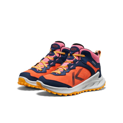 Big Kids' Zionic Waterproof Boot Naval Academy/Nasturtium | Keen
