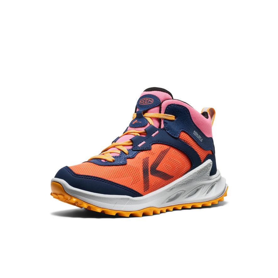 Big Kids' Zionic Waterproof Boot Naval Academy/Nasturtium | Keen