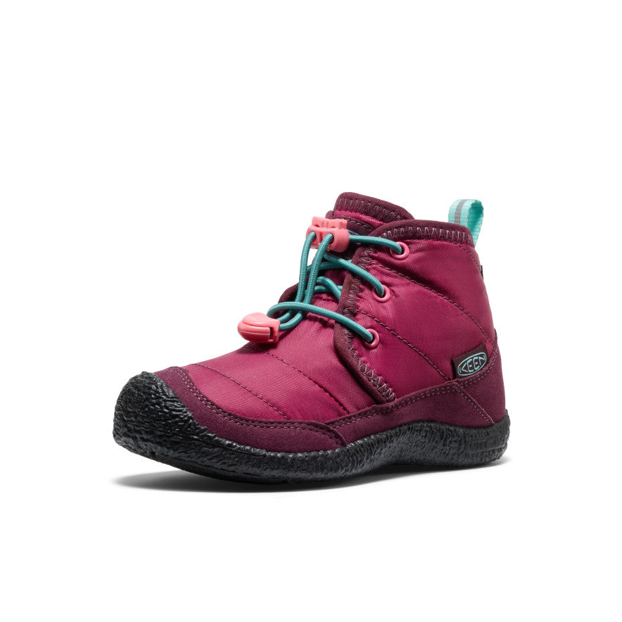 Little Kids' Howser II Waterproof Chukka Beaujolais/Pool Blue | Keen