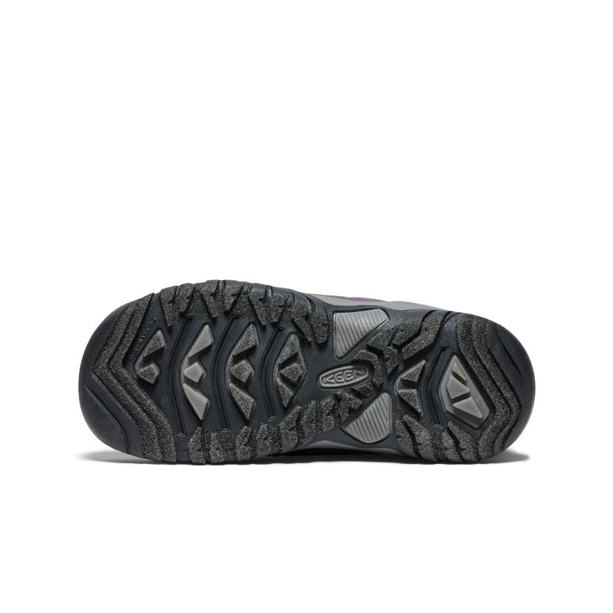 Big Kids' Puffrider Waterproof Winter Boot Black Plum/Daiquiri Green | Keen