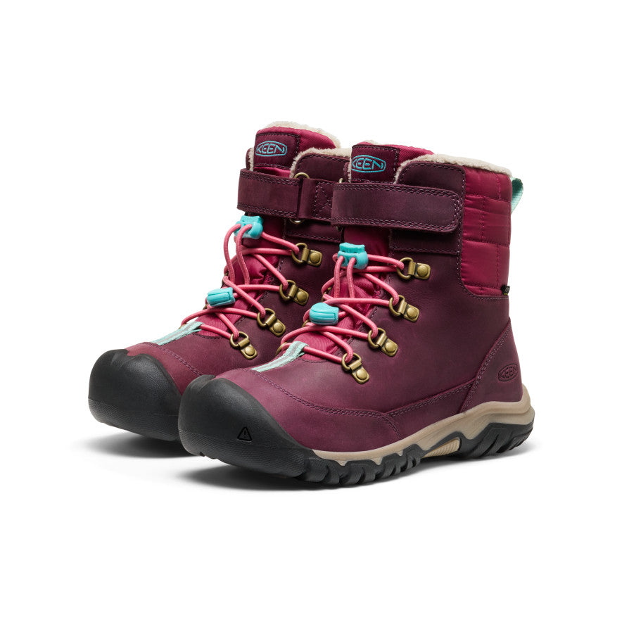 Big Kids' Kanibou Waterproof Winter Boot Fig/Pink Lemonade | Keen
