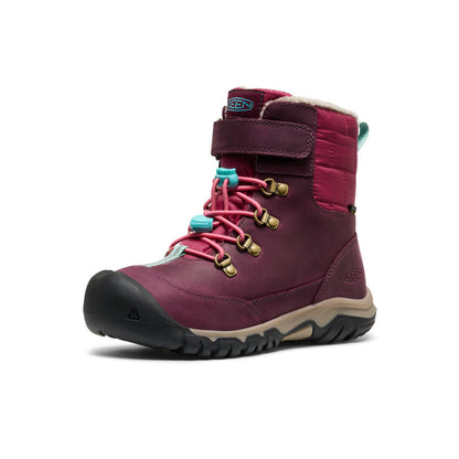Big Kids' Kanibou Waterproof Winter Boot Fig/Pink Lemonade | Keen