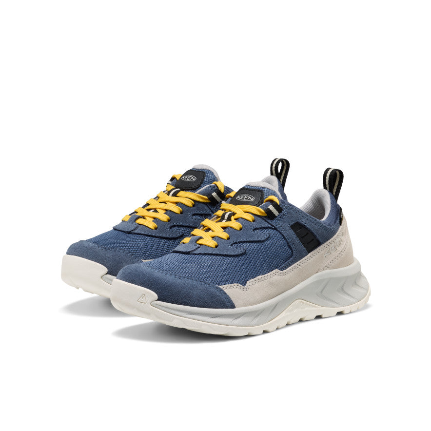 Big Kids' Hightrail Waterproof Hiking Shoe Vintage Indigo/Alloy | Keen