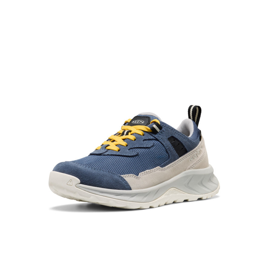 Big Kids' Hightrail Waterproof Hiking Shoe Vintage Indigo/Alloy | Keen