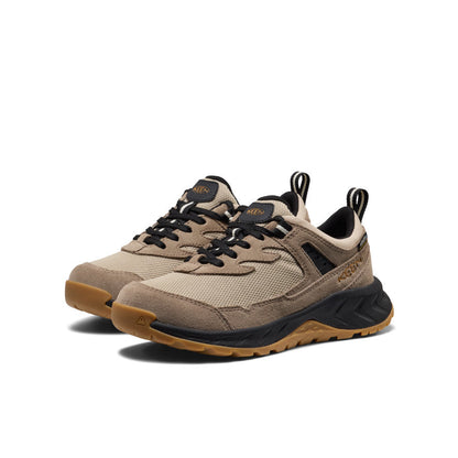 Big Kids' Hightrail Waterproof Hiking Shoe Brindle/Oak Buff | Keen