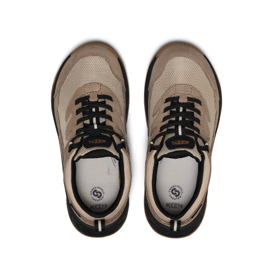 Big Kids' Hightrail Waterproof Hiking Shoe Brindle/Oak Buff | Keen