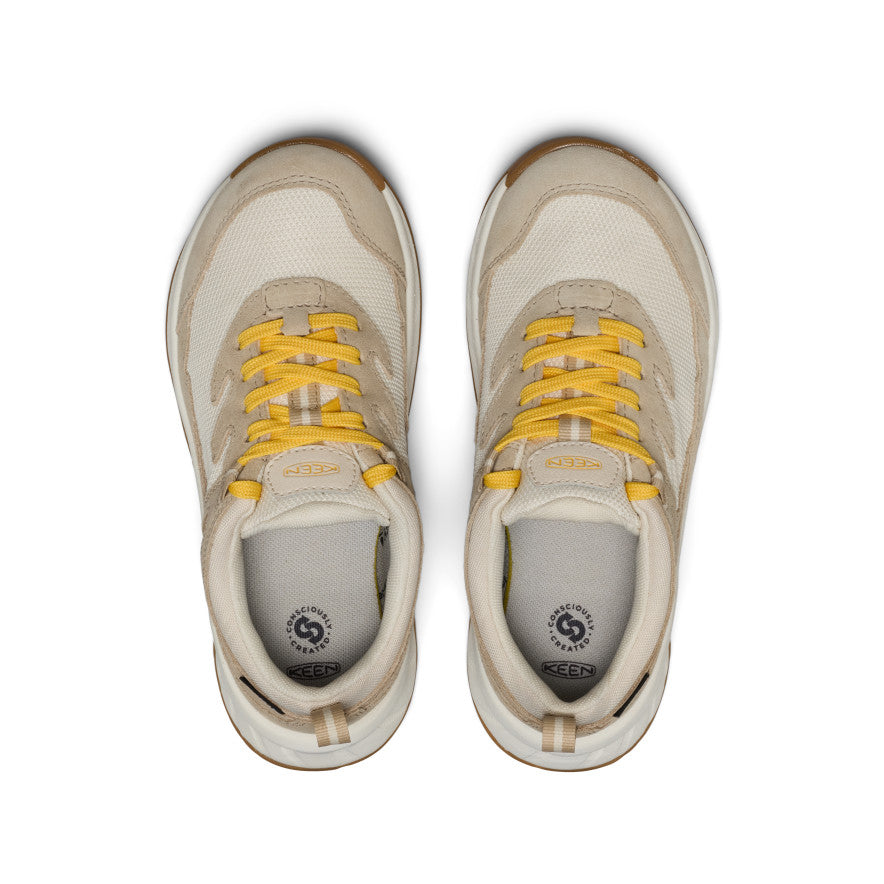 Big Kids' Hightrail Waterproof Hiking Shoe Birch/Daffodil | Keen