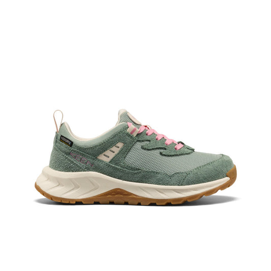 Big Kids' Hightrail Waterproof Hiking Shoe Lily Pad/Cashmere Rose | Keen