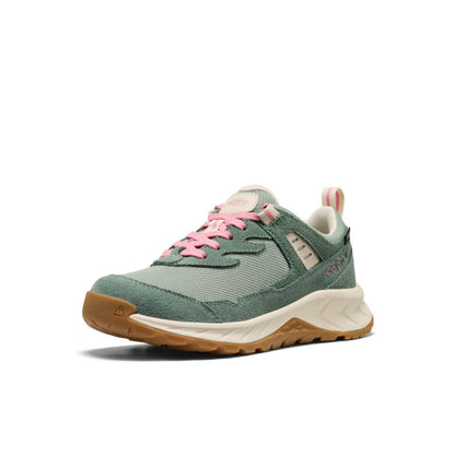Big Kids' Hightrail Waterproof Hiking Shoe Lily Pad/Cashmere Rose | Keen