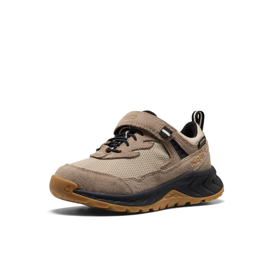 Little Kids' Hightrail Waterproof Hiking Shoe Brindle/Oak Buff | Keen
