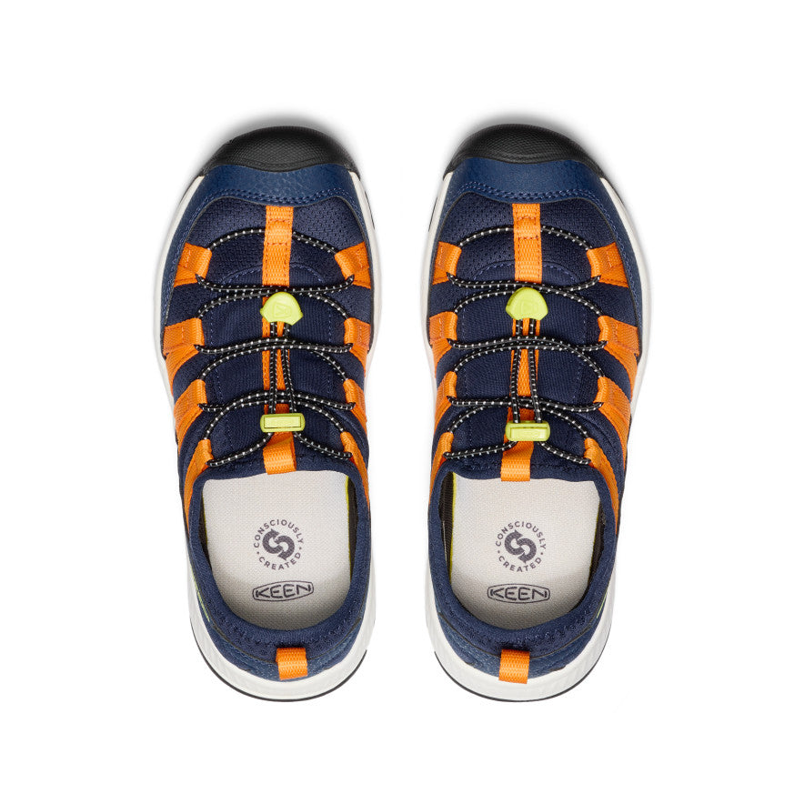 Big Kids' Motozoa Sneaker Naval Academy/Bright Marigold | Keen