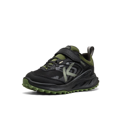Little Kids' Zionic Waterproof Shoe Black/Bronze Green | Keen