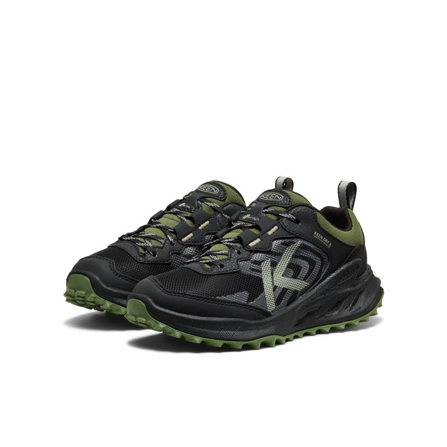 Big Kids' Zionic Waterproof Shoe Black/Bronze Green | Keen