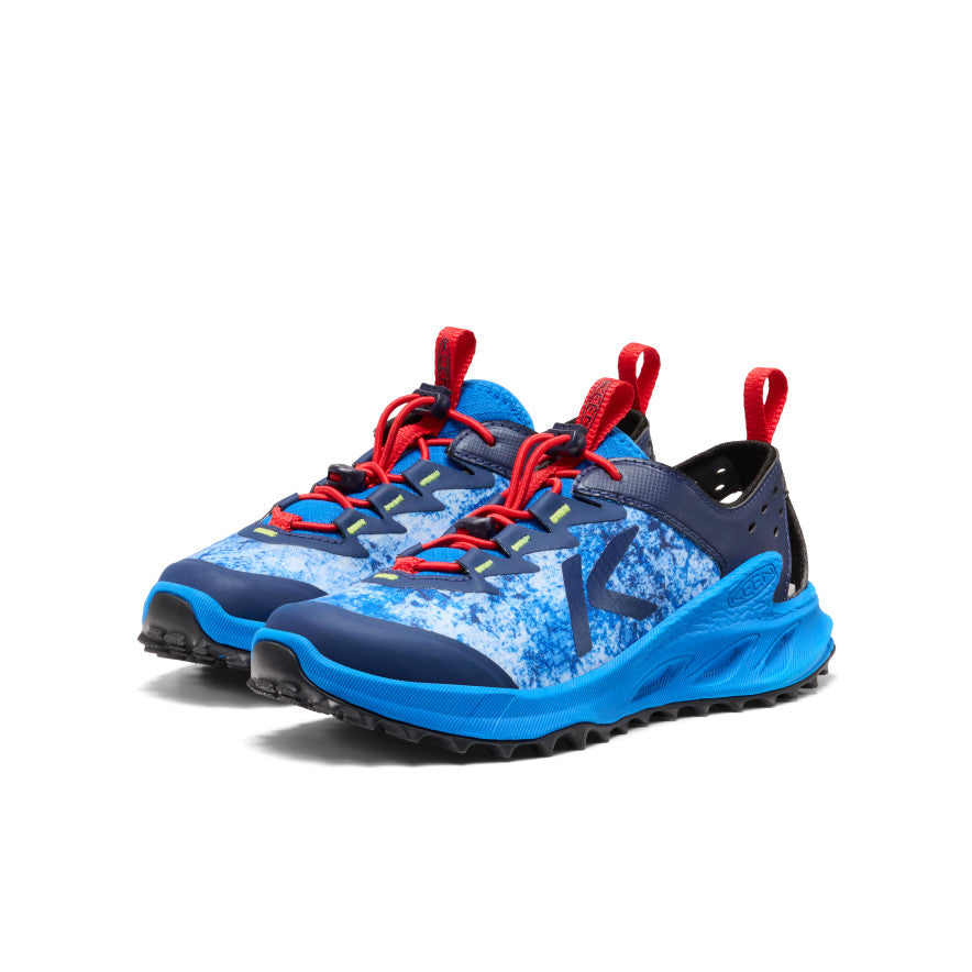 Big Kids' Zionic ADV Sandal Precious Blue/Racing Red | Keen