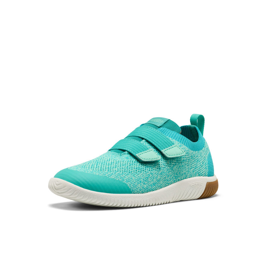 Big Kids' KNX Knit Double Strap Bright Aqua/Cabbage | Keen
