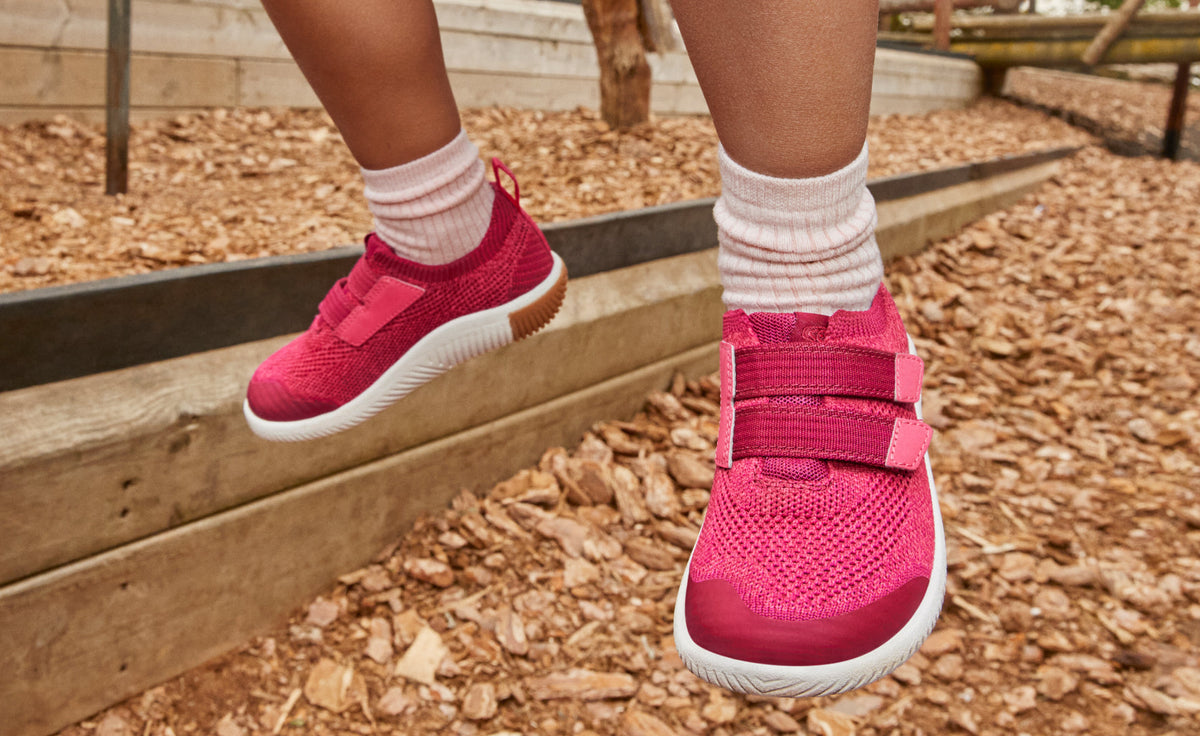 Big Kids' KNX Knit Double Strap Beaujolais/Raspberry | Keen