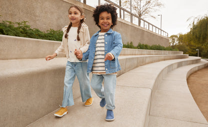Little Kids' KNX Leather Sneaker Coronet Blue/Vapor | Keen