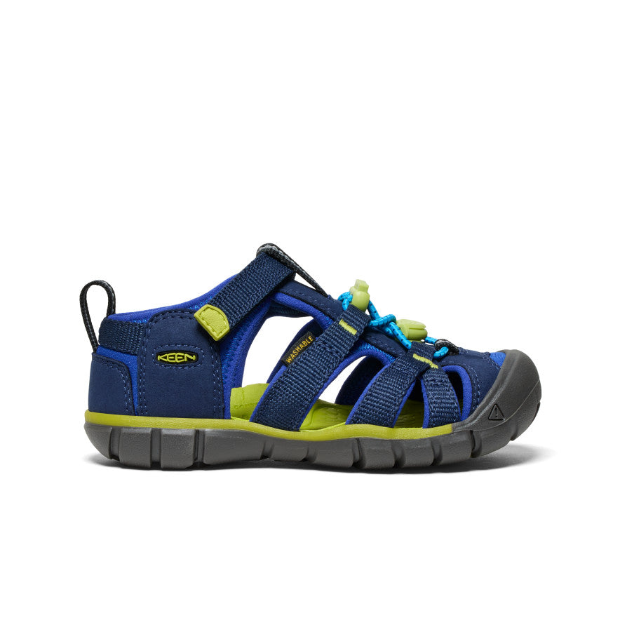 Little Kids' Seacamp II CNX Naval Academy/Chartreuse | Keen