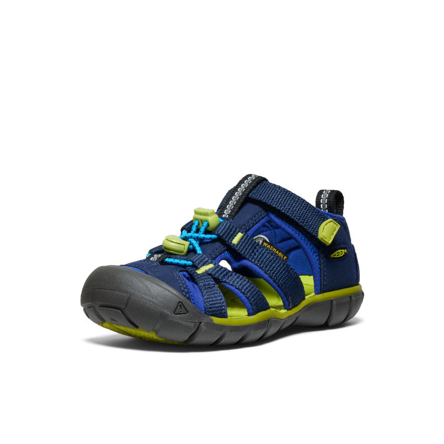 Little Kids' Seacamp II CNX Naval Academy/Chartreuse | Keen