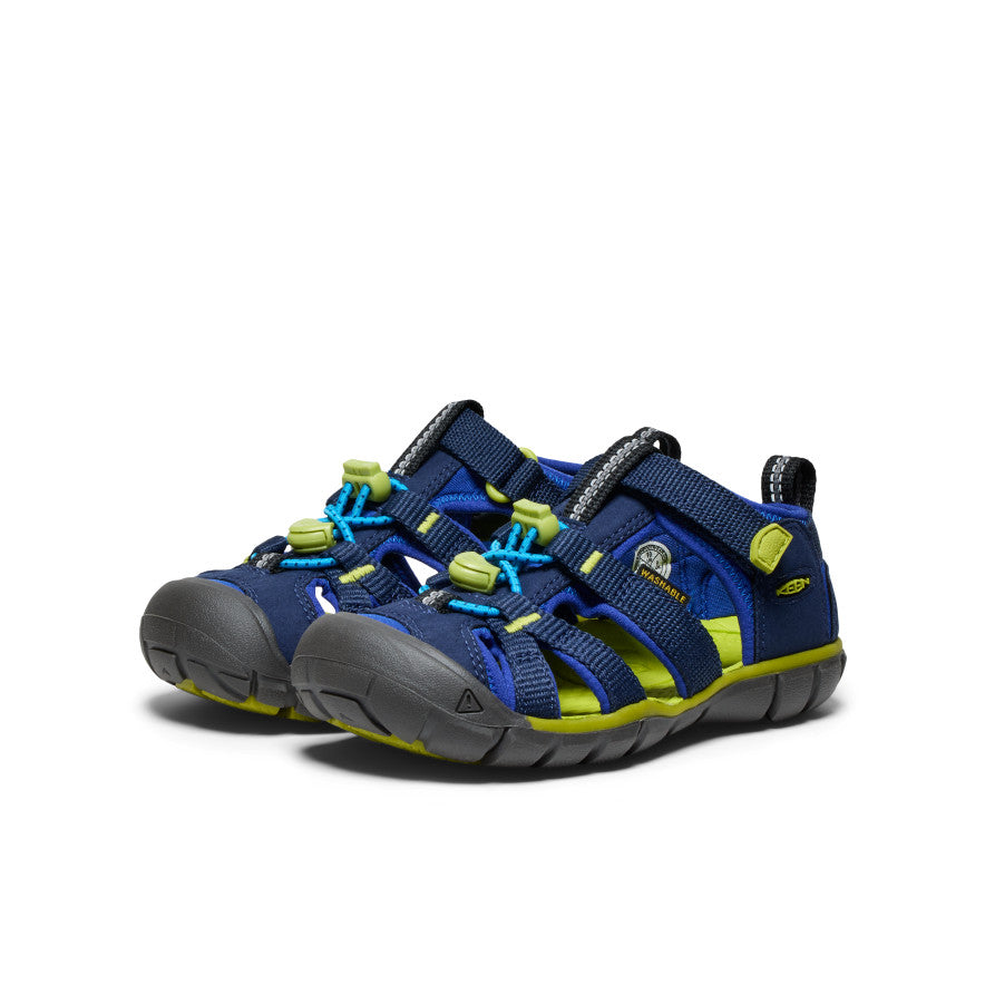 Little Kids' Seacamp II CNX Naval Academy/Chartreuse | Keen