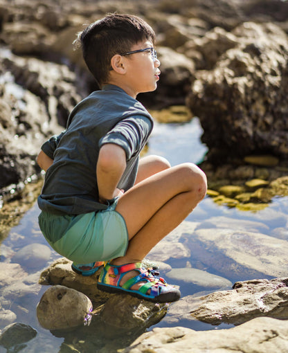Little Kids' Seacamp II CNX Naval Academy/Chartreuse | Keen