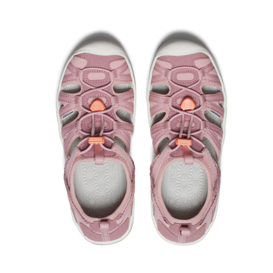 Big Kids' Moxie Sandal Nostalgia Rose/Papaya Punch | Keen